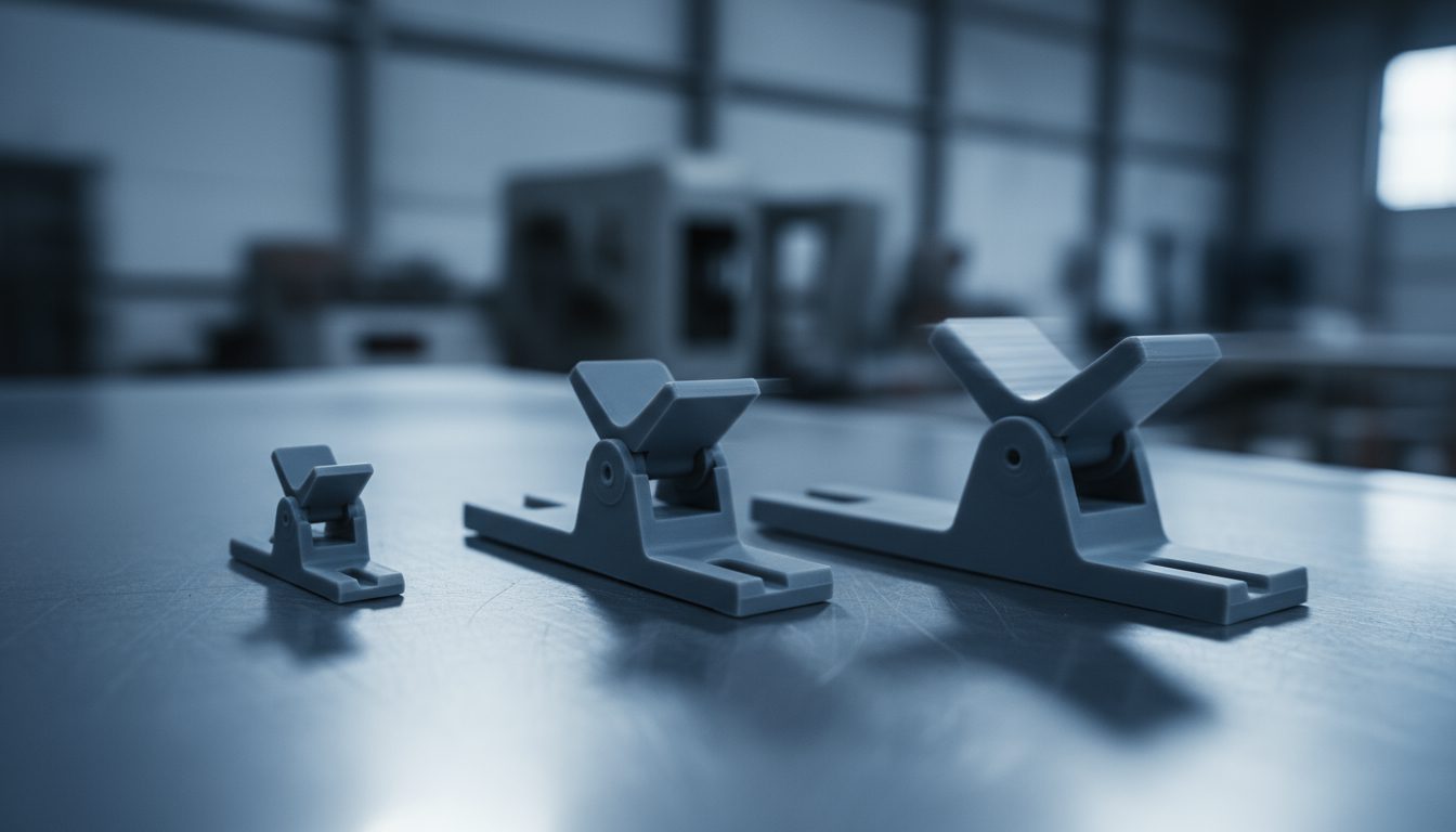 Retail shelf clips recreated from discontinued model