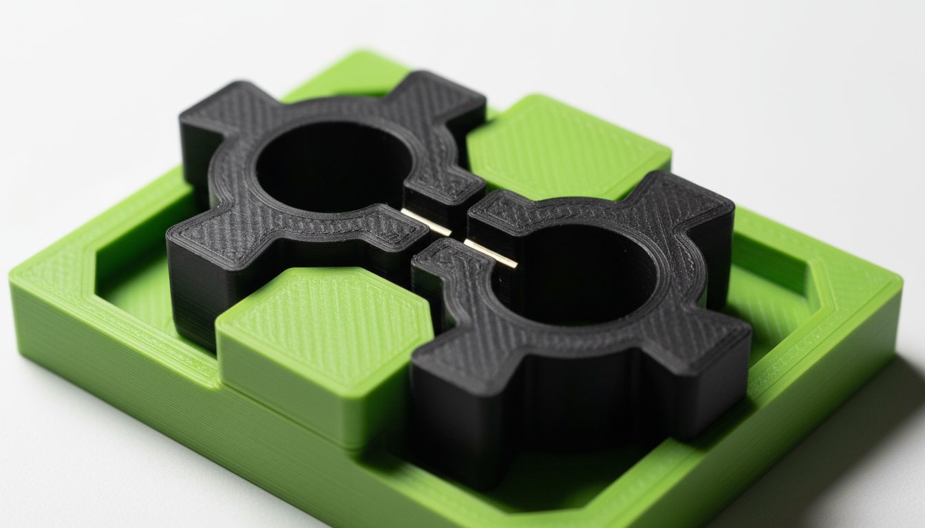Production fixture holding parts consistently
